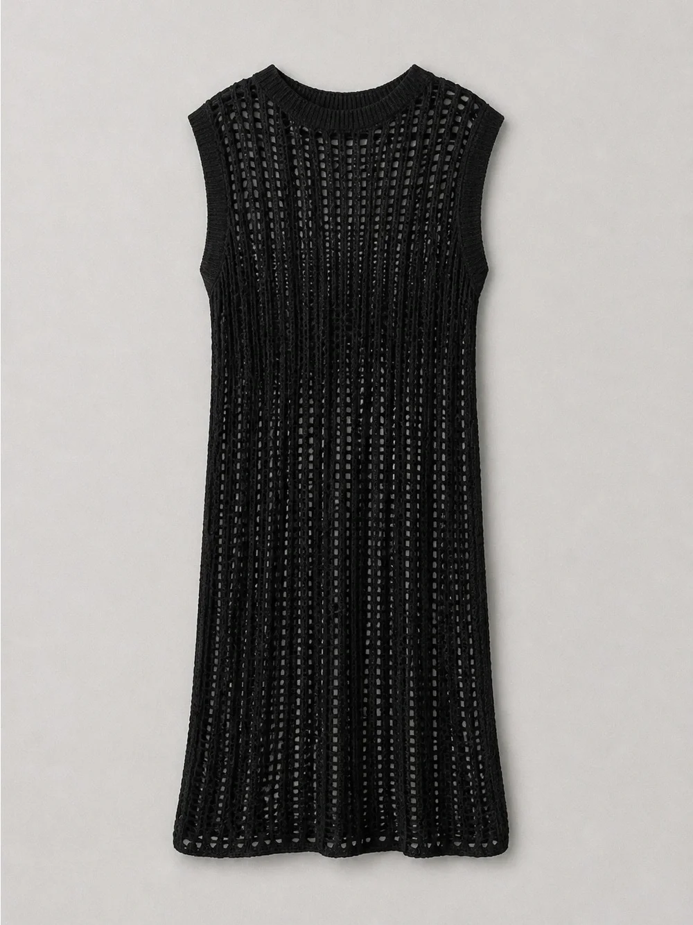Do everything in love Black Crochet Swim Coverup